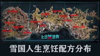 《七日世界雪国人生攻略：烹饪配方与坐标大全》