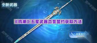 《鸣潮2.2版：免费获取血誓盟约武器全攻略》
