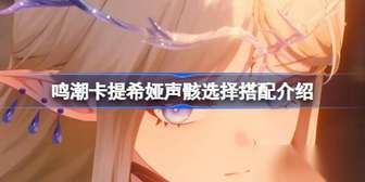 鸣潮卡提希娅最佳声骸搭配与养成攻略