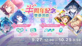 初音未来缤纷舞台半周年登录活动奖励详解