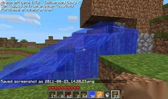 我的世界水流动规则与无限水源制作教程