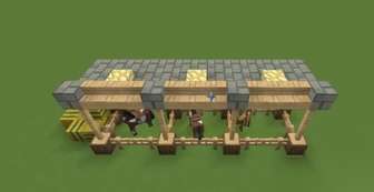 我的世界高效马厩建造教程与设计要点