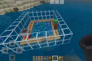 我的世界钓鱼池建造与自动化攻略