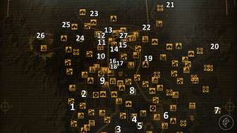 辐射新维加斯独特武器全收集地图攻略