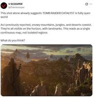 《古墓丽影：天灾》开放世界新作曝光