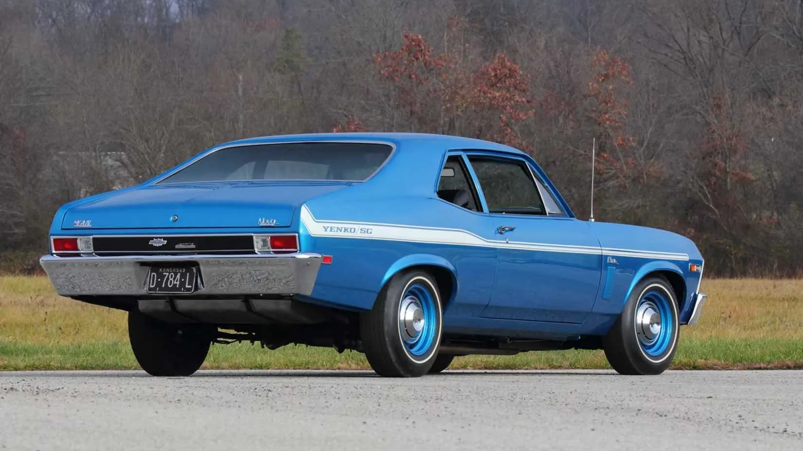 1969 Chevrolet Yenko Nova 427 rear three-quarter view
