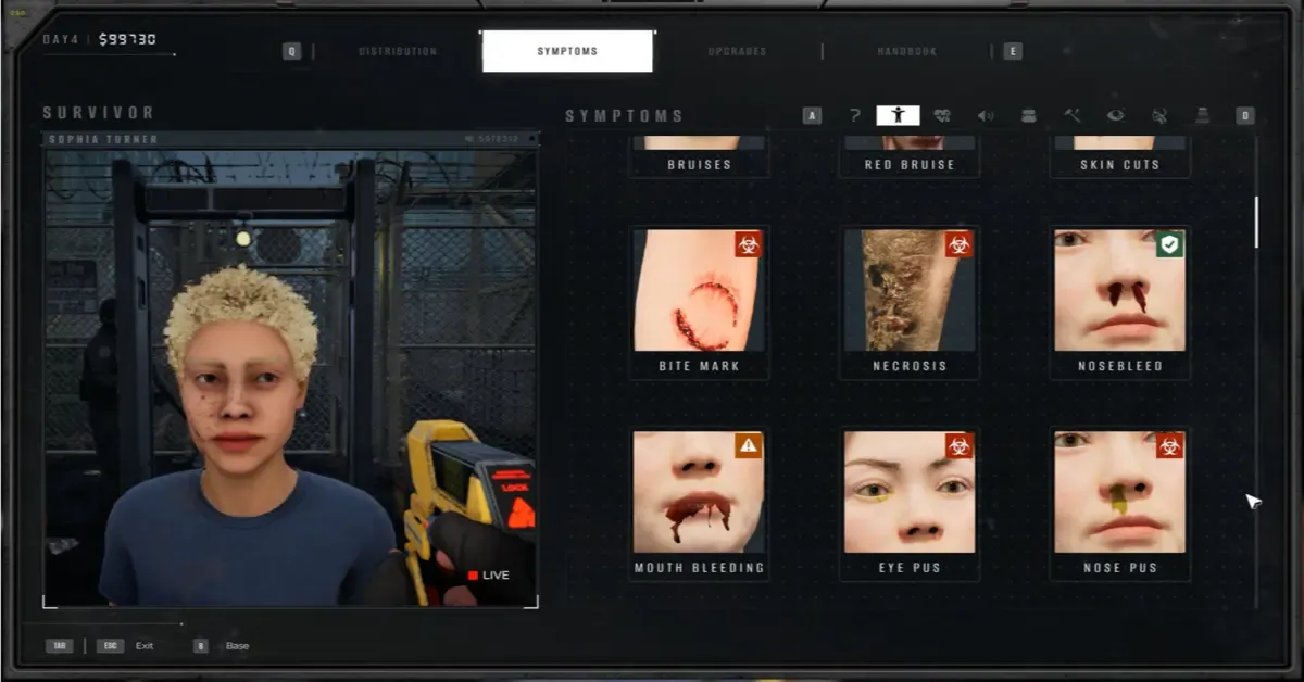 Quarantine Zone gameplay showing checkpoint operations
