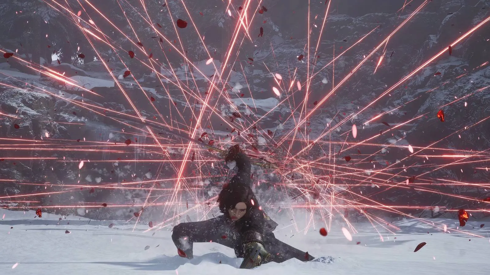 A dramatic in-game shot of the Lies of P: Overture DLC attack that left players breathless
