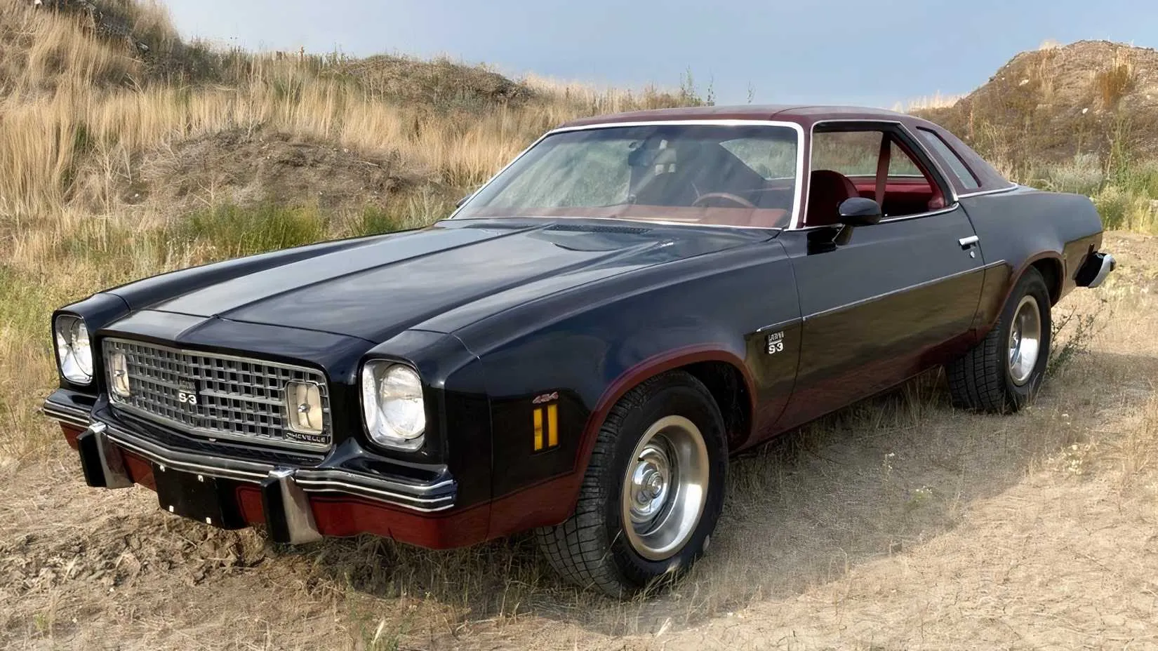 3/4 front view of 1974 Chevrolet Laguna S3
