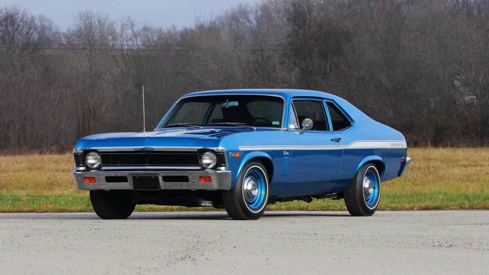 1969 Chevrolet Yenko Nova 427 front three-quarter view