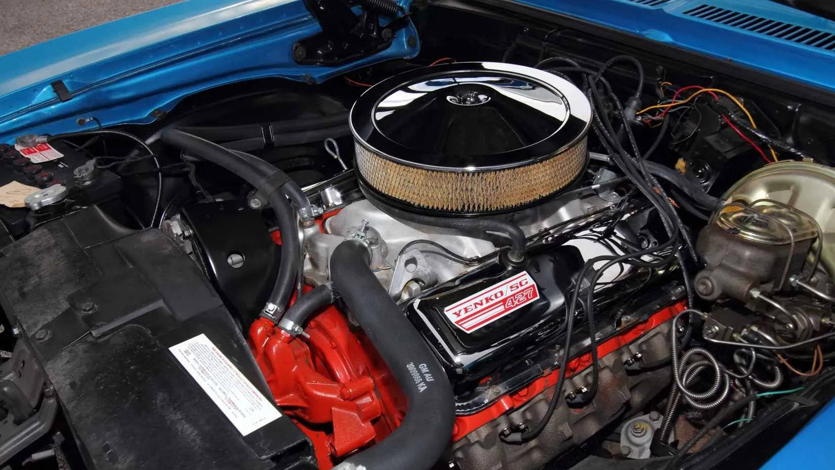 L72 427 V8 engine bay of the 1969 Yenko Nova