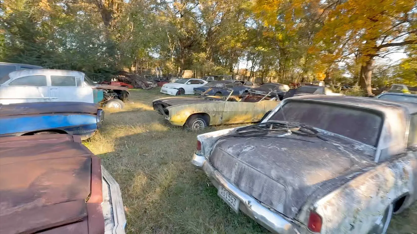 One of the many Camaros waiting for restoration