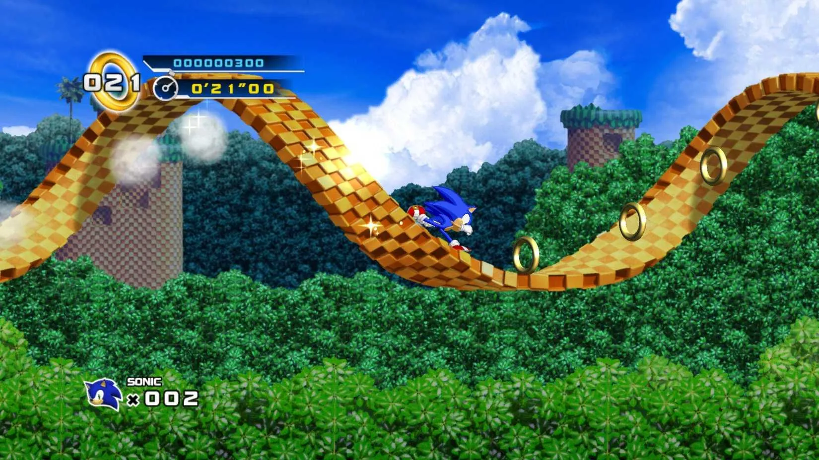 Sonic 4 Episode 1 platforming