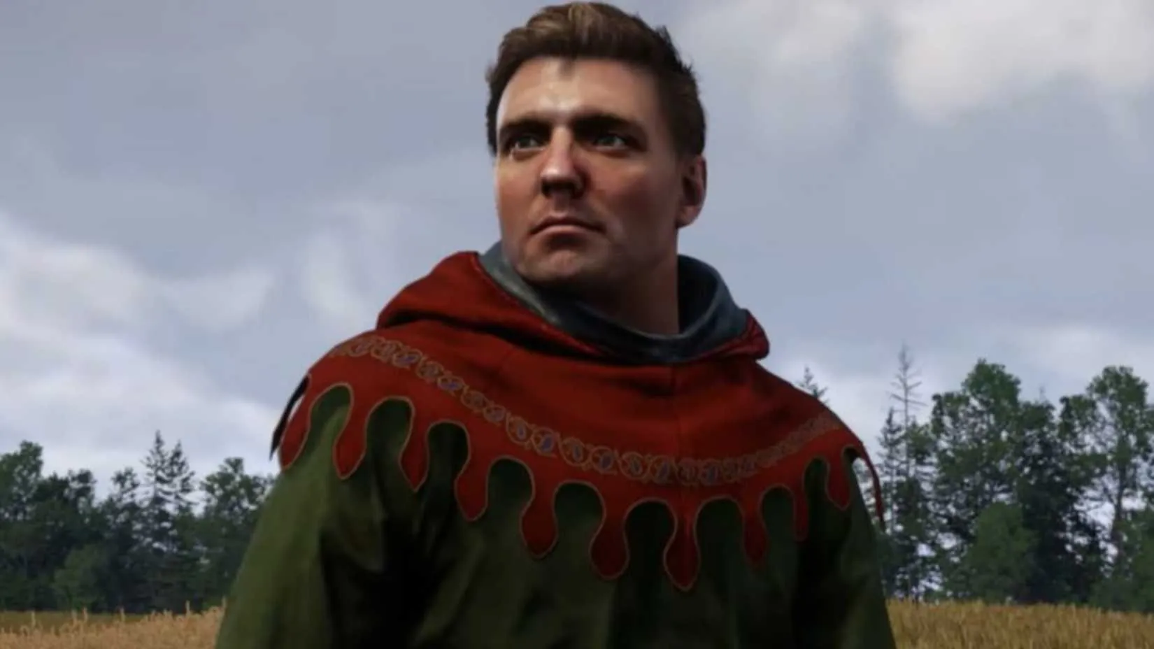 A knight on horseback surveying the Bohemian countryside in Kingdom Come: Deliverance II