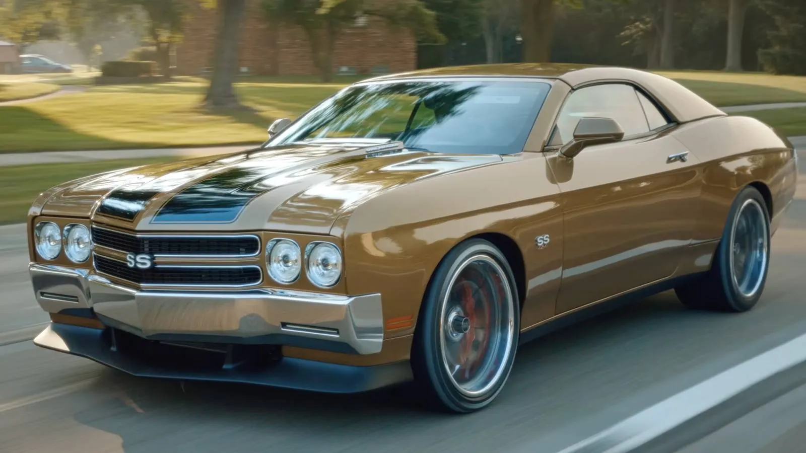 2026 Chevelle 70/SS front three quarter driving