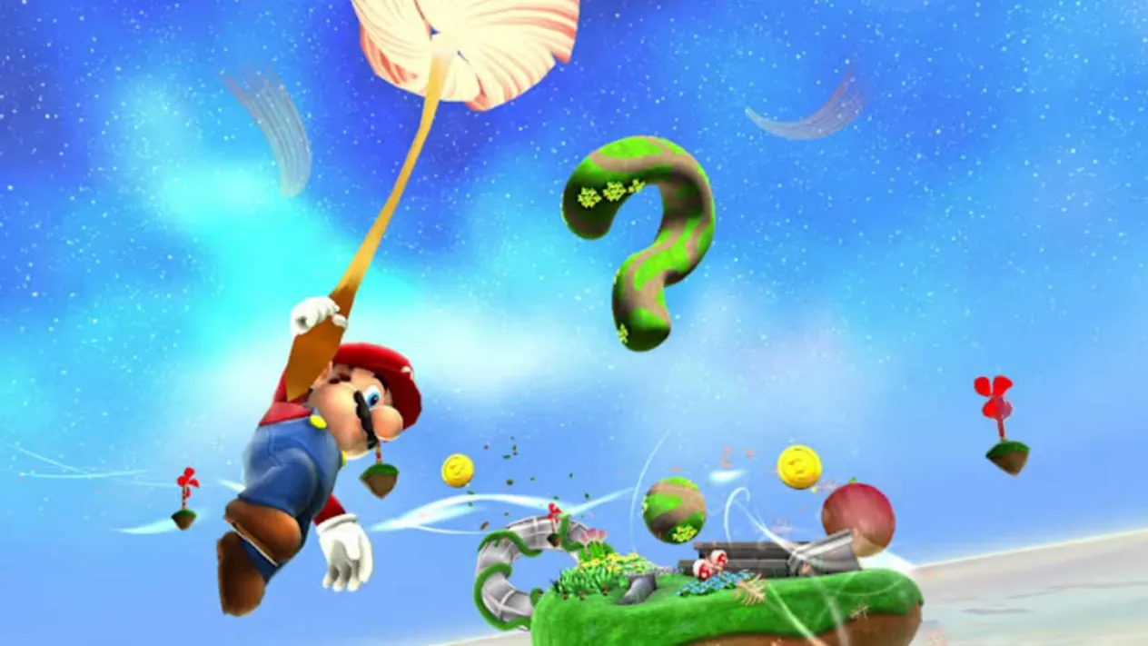 Super Mario Galaxy star launch