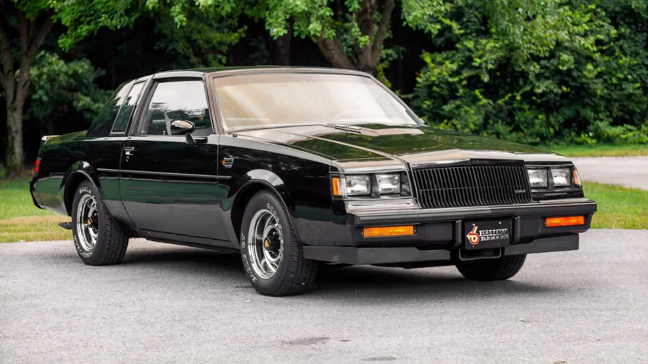 1987 Buick Grand National in its sinister black paint job