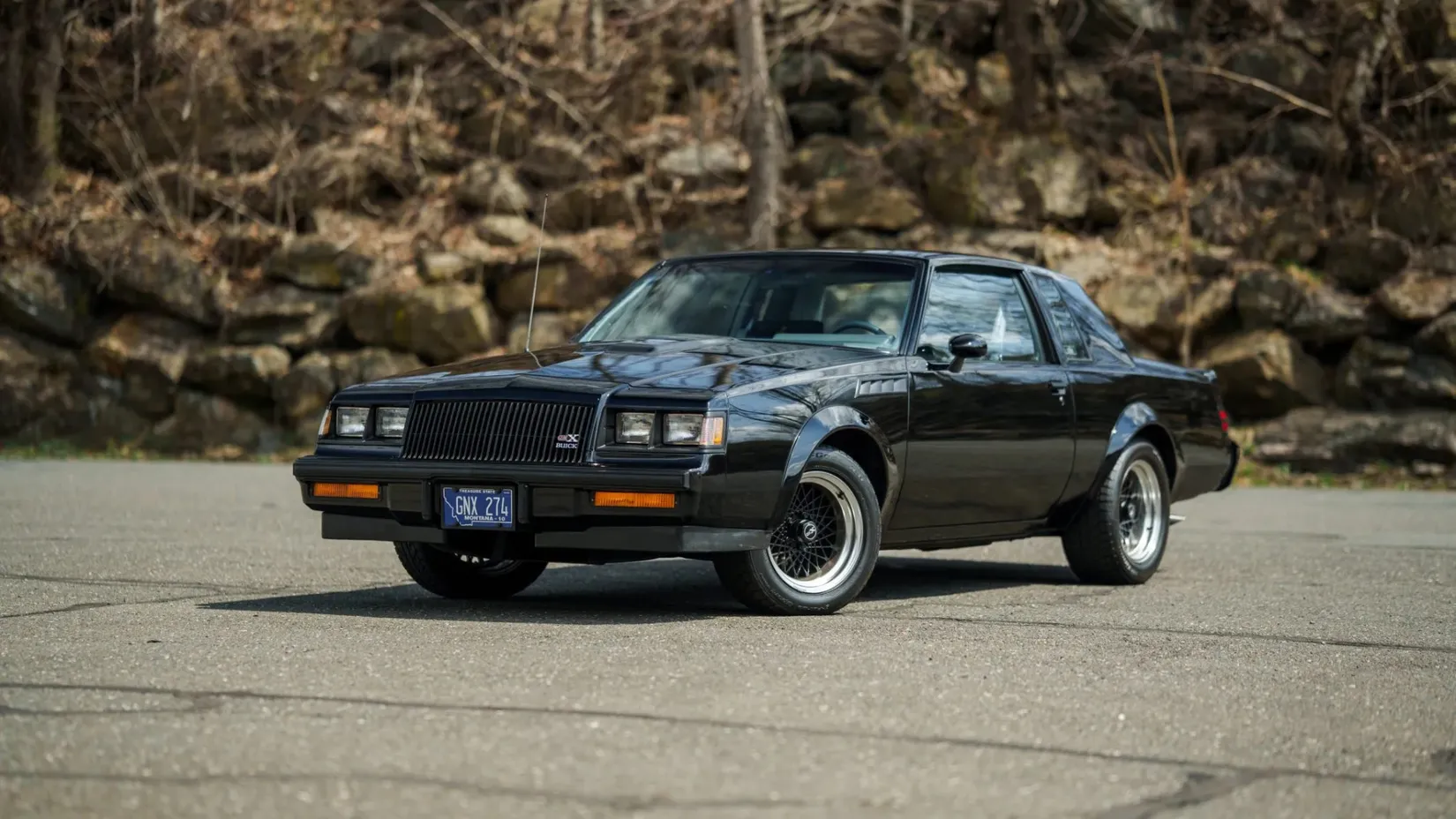 A pristine 1987 Buick GNX, the factory hot rod that barely ever sees pavement