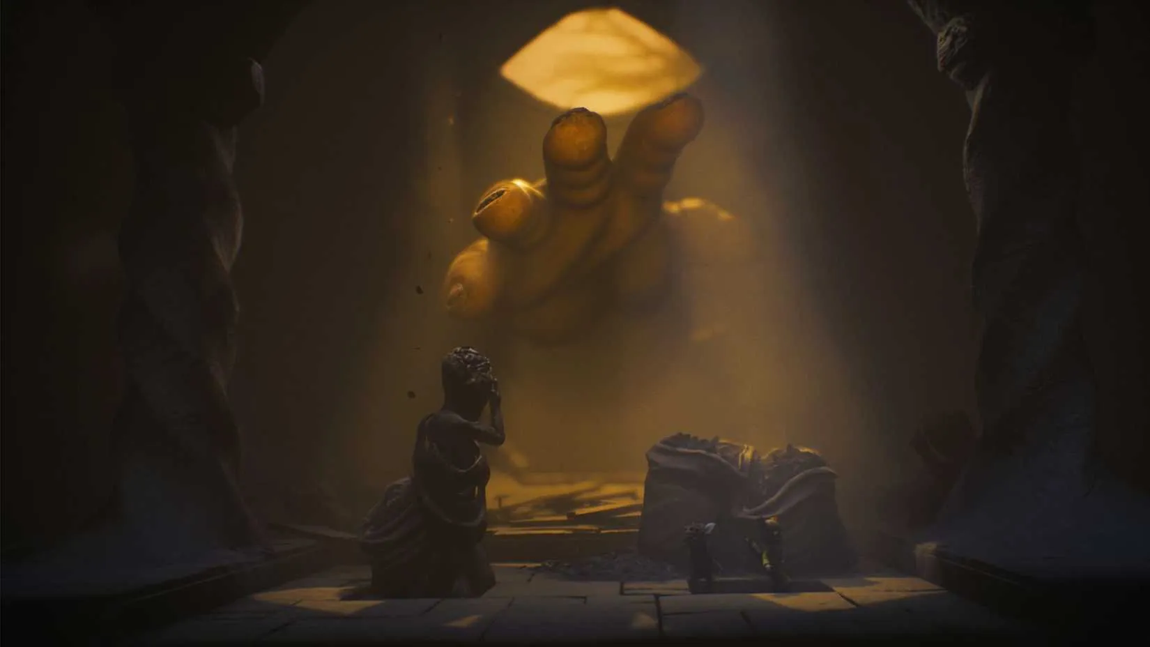 Another Necropolis scene showing dual characters