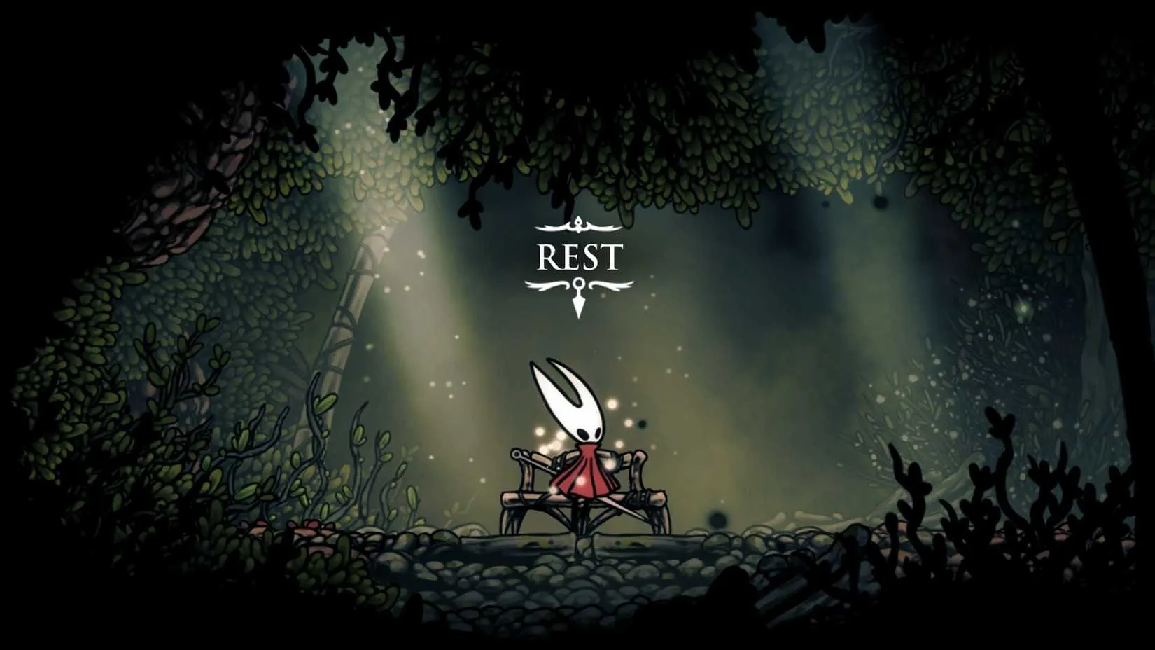 Trapped bench in Hollow Knight Silksong