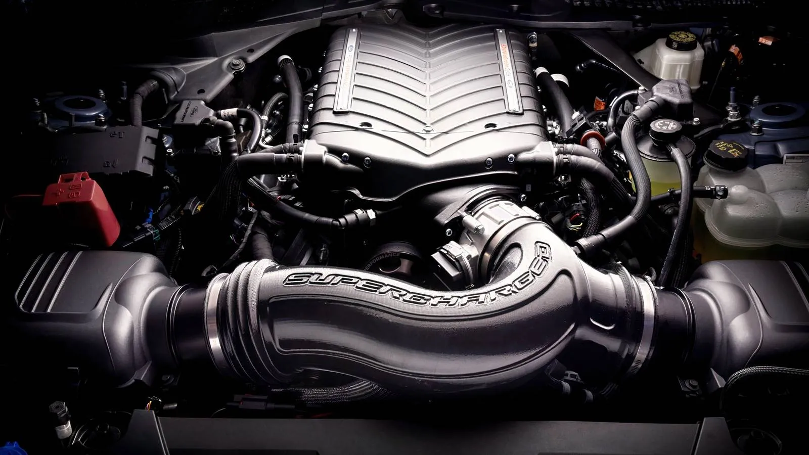 Ford supercharger kit for Mustang GT and Dark Horse
