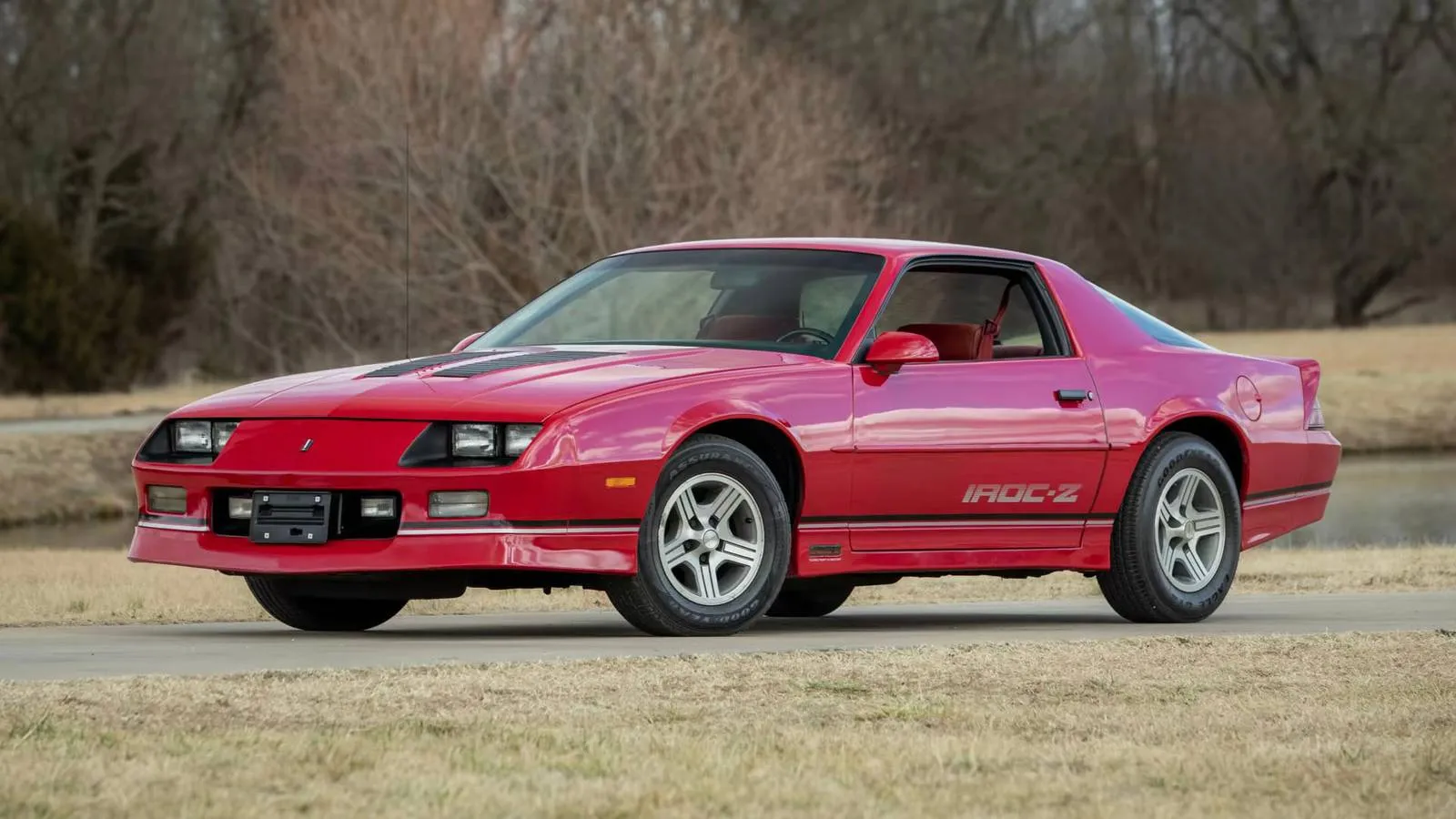 A third-gen Camaro showcasing the transformed stance with Roadster Shop chassis