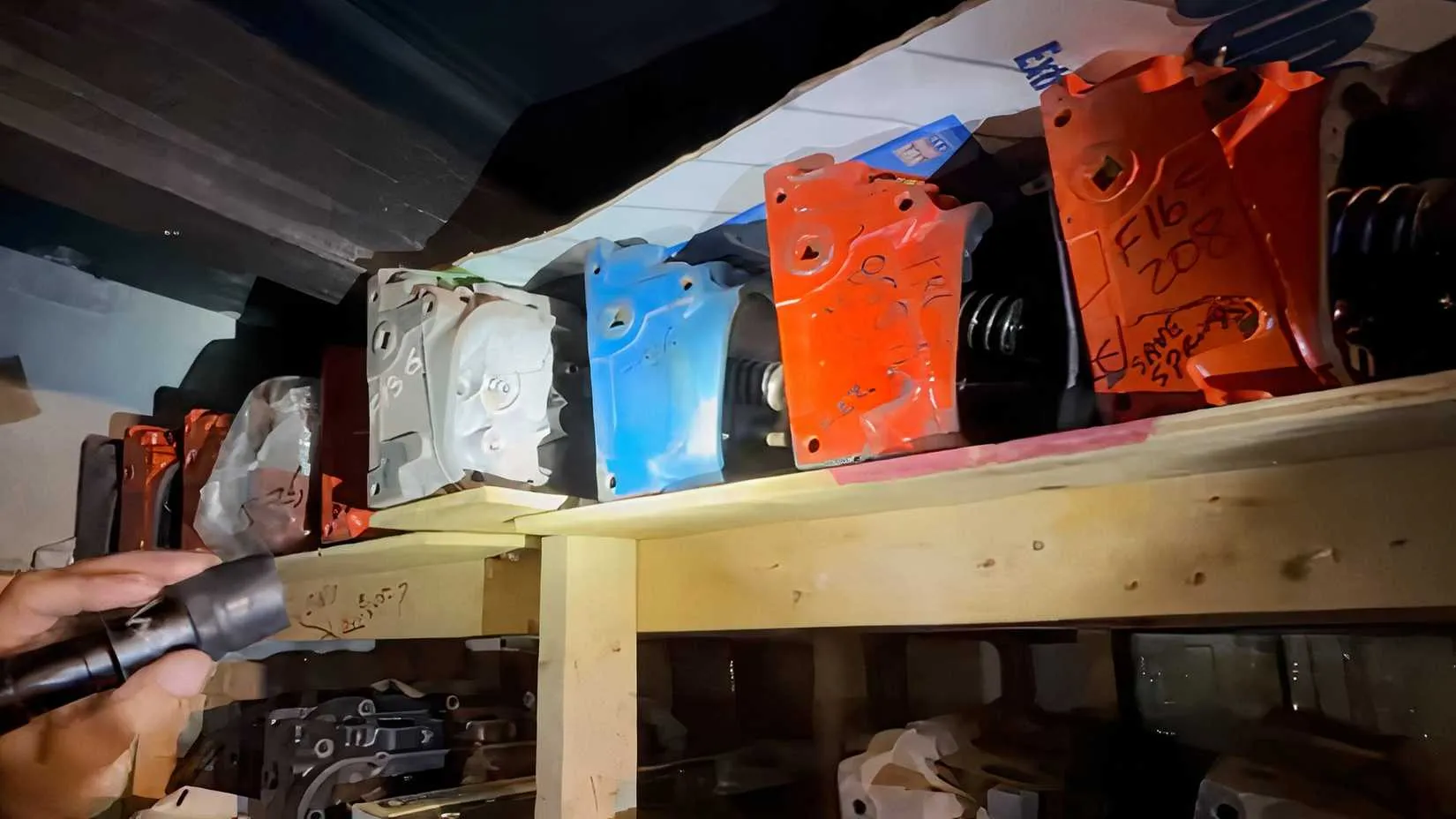 Bill&rsquo;s massive inventory of muscle car parts