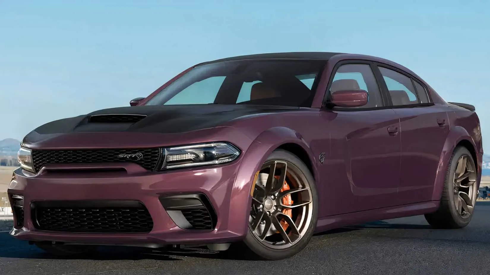 Dodge Charger SRT Hellcat Redeye Widebody Jailbreak in bold purple