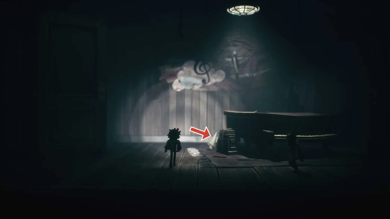 The fifth Nome appears after playing the piano