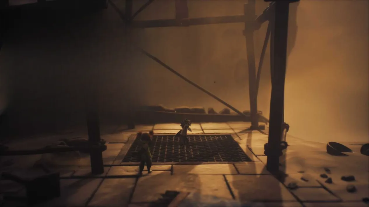 Wind grate leading to crow 6