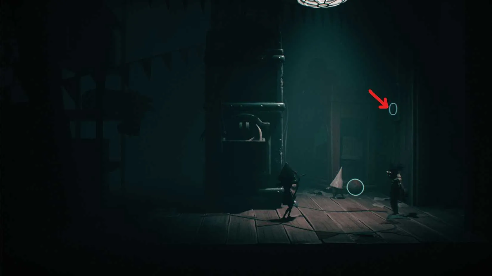 The Nome revealed in the light after shooting the button