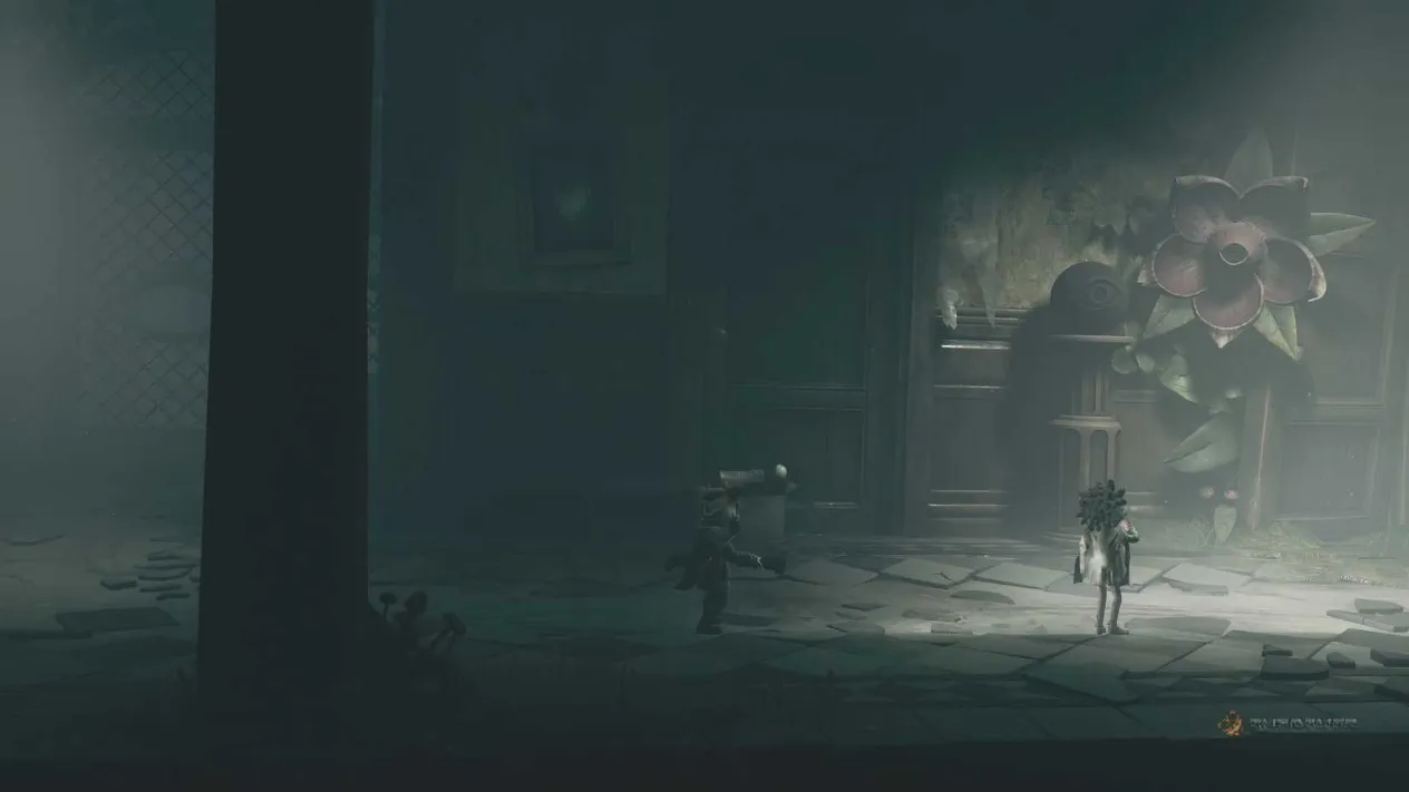 Low shooting a plant in Little Nightmares 3
