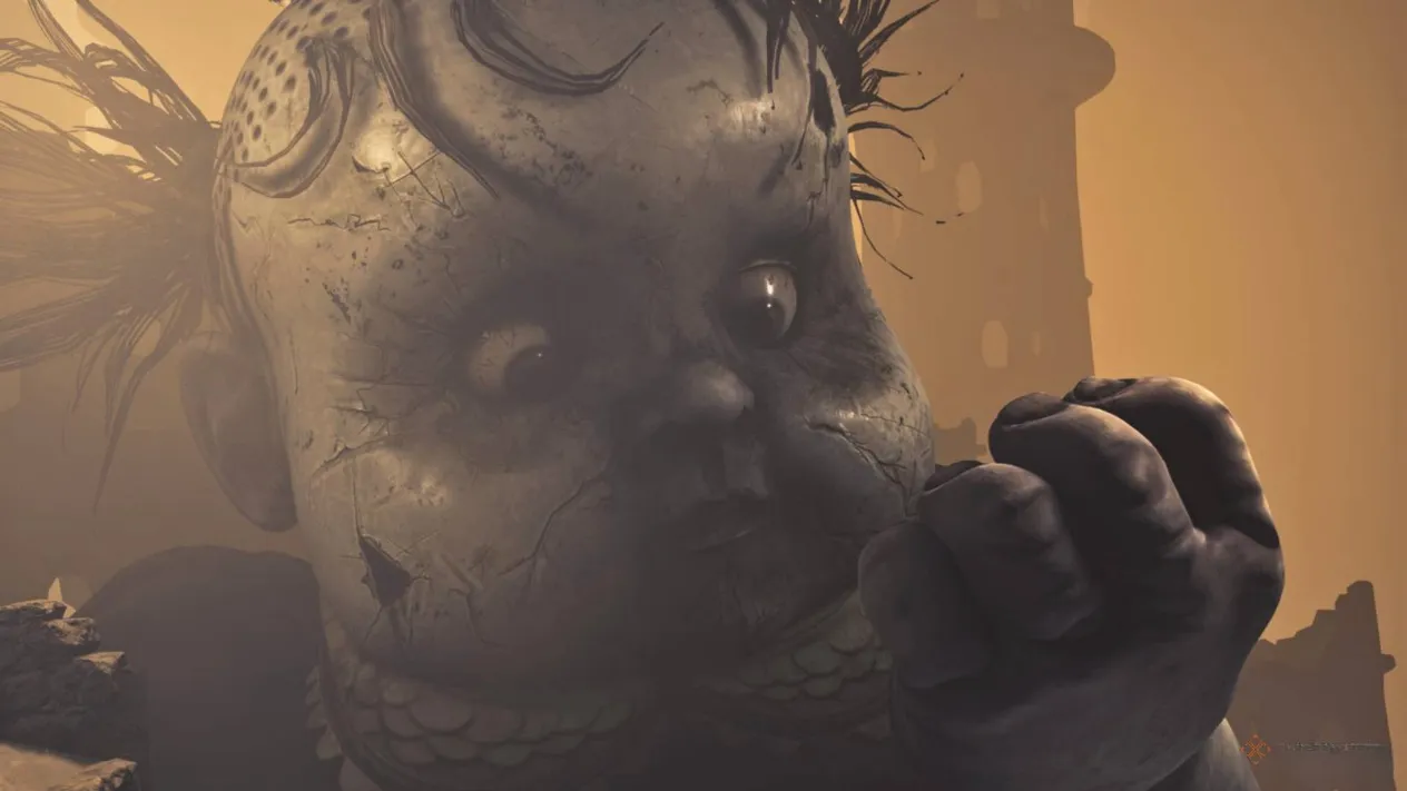 Monster Baby's massive hand, a terrifying glimpse of what's to come