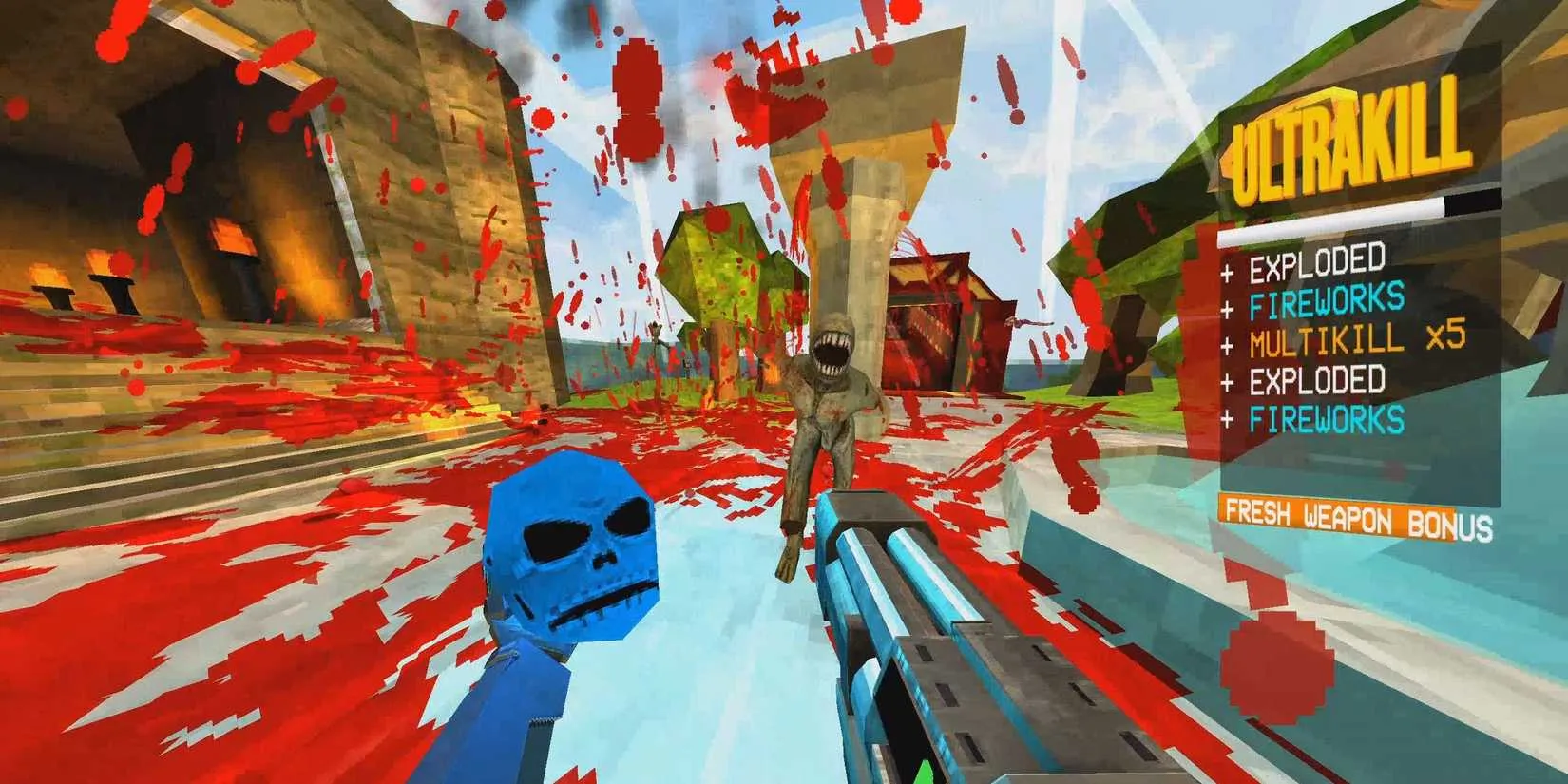 ULTRAKILL's dead God and chaotic hell