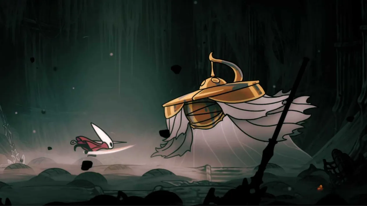 Hornet attacking The Unravelled main boss