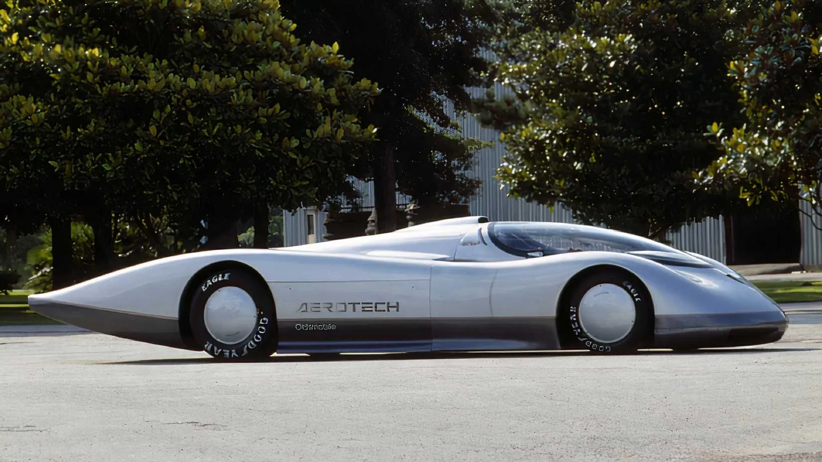 Silver Oldsmobile Aerotech Longtail