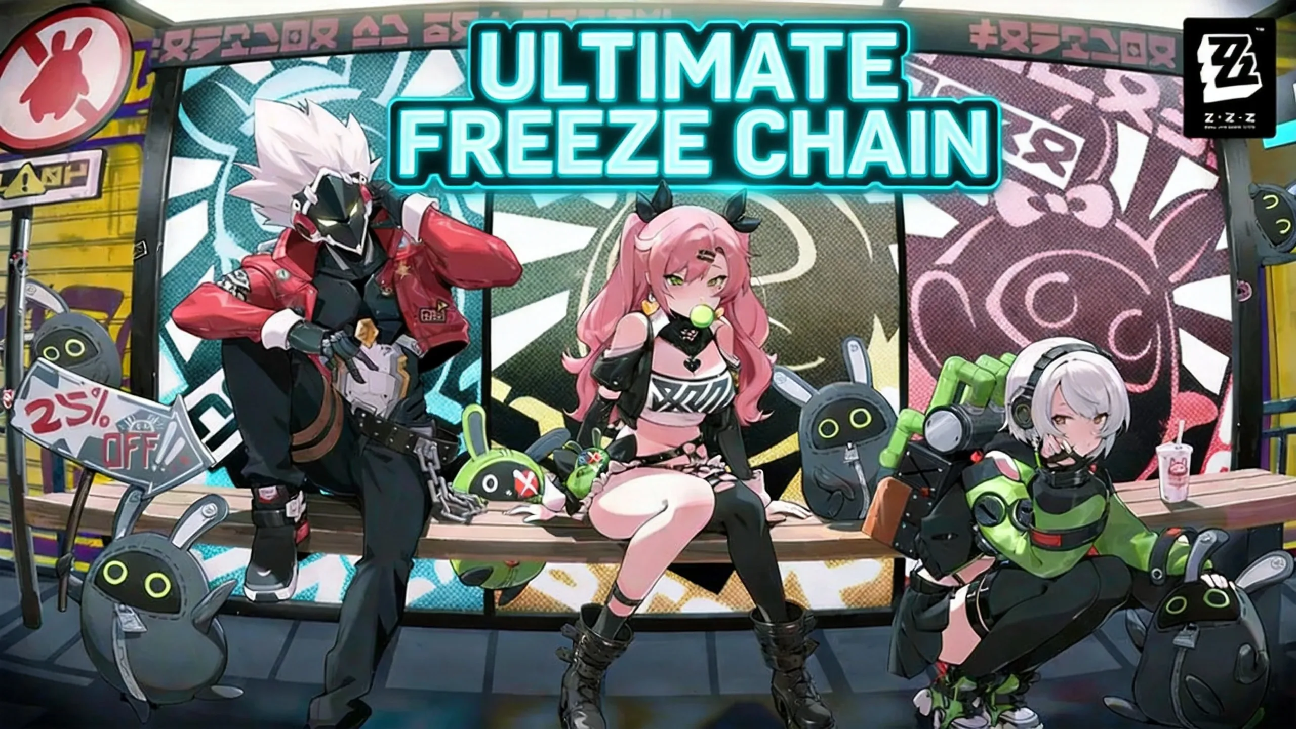 Ellen Joe chain attack freeze Lycaon Soukaku battlefield