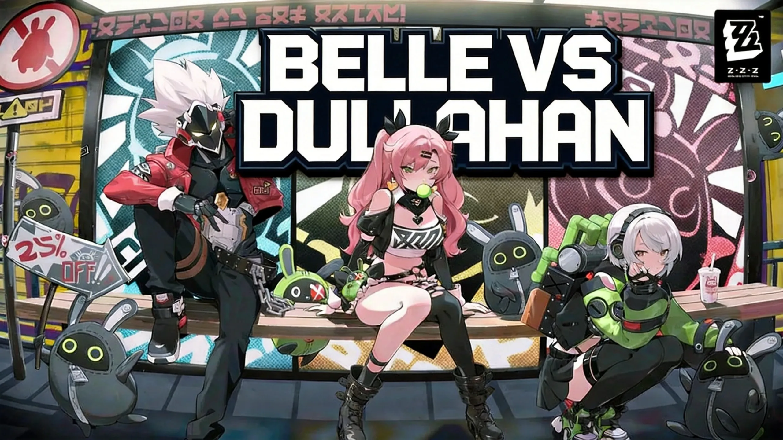 Belle fighting a Dullahan Ethereal in Hollow Zero