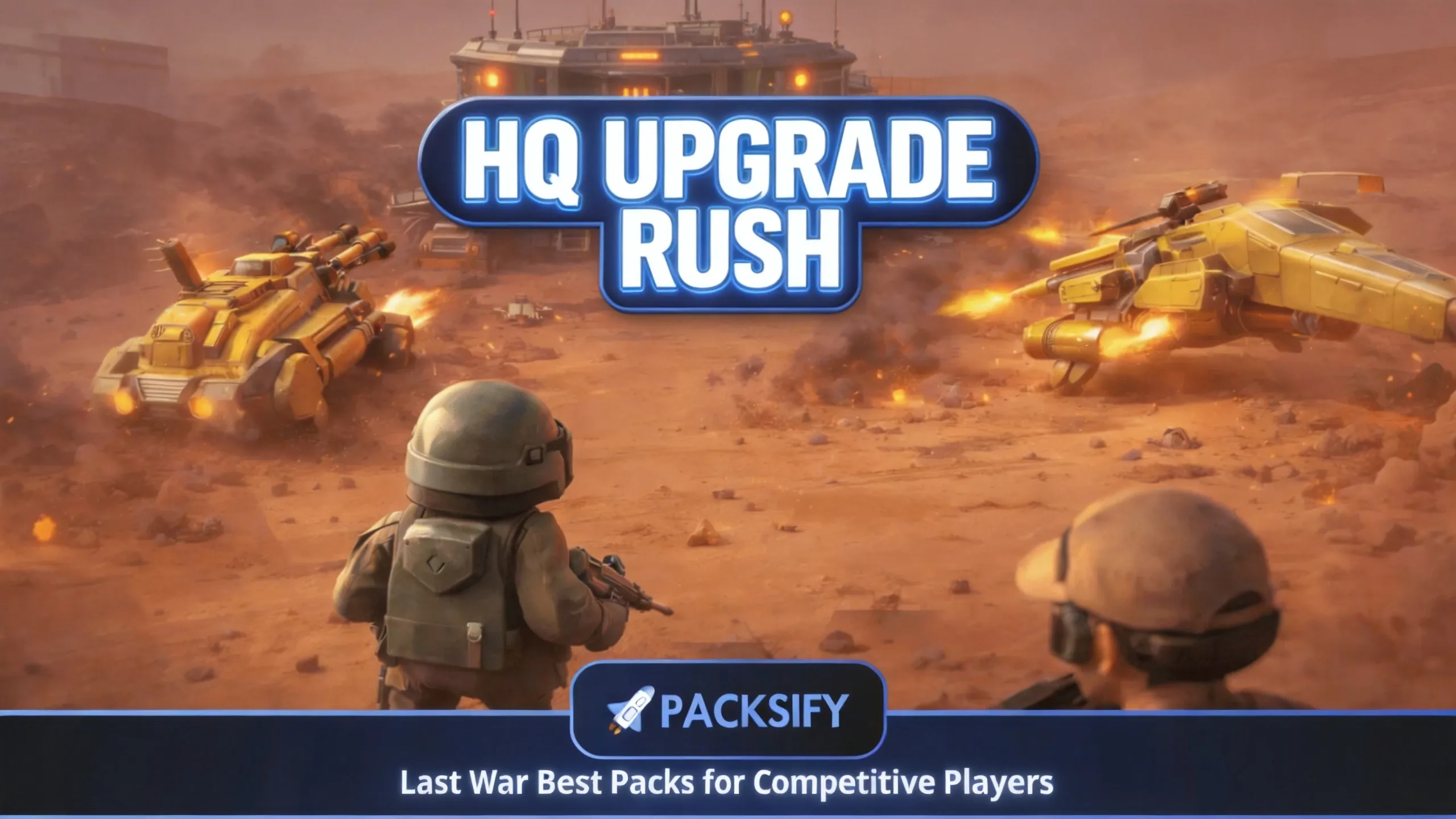 Last War Survival base building headquarters upgrade screen