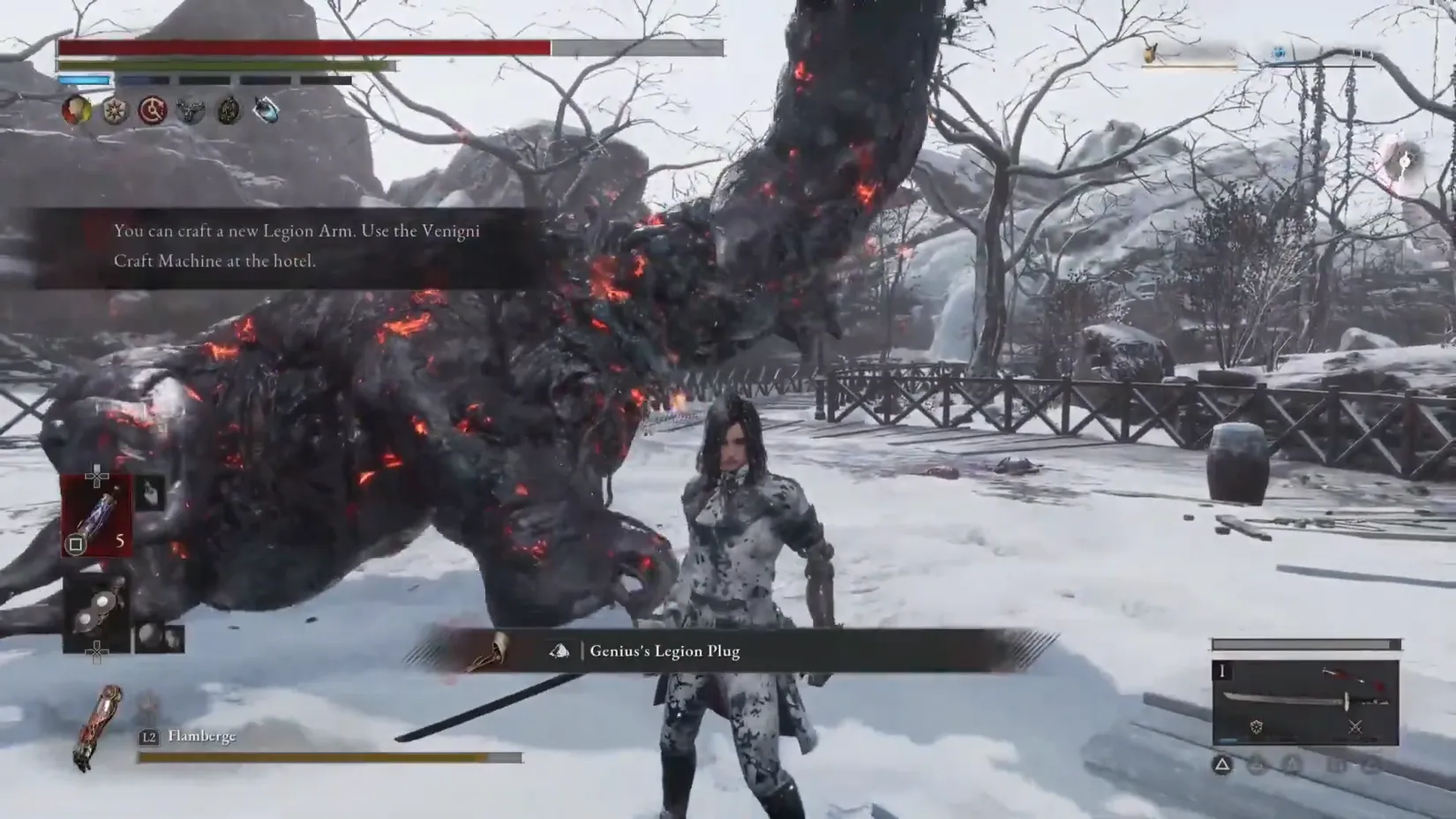 A shot of the Cataclysm Legion Arm