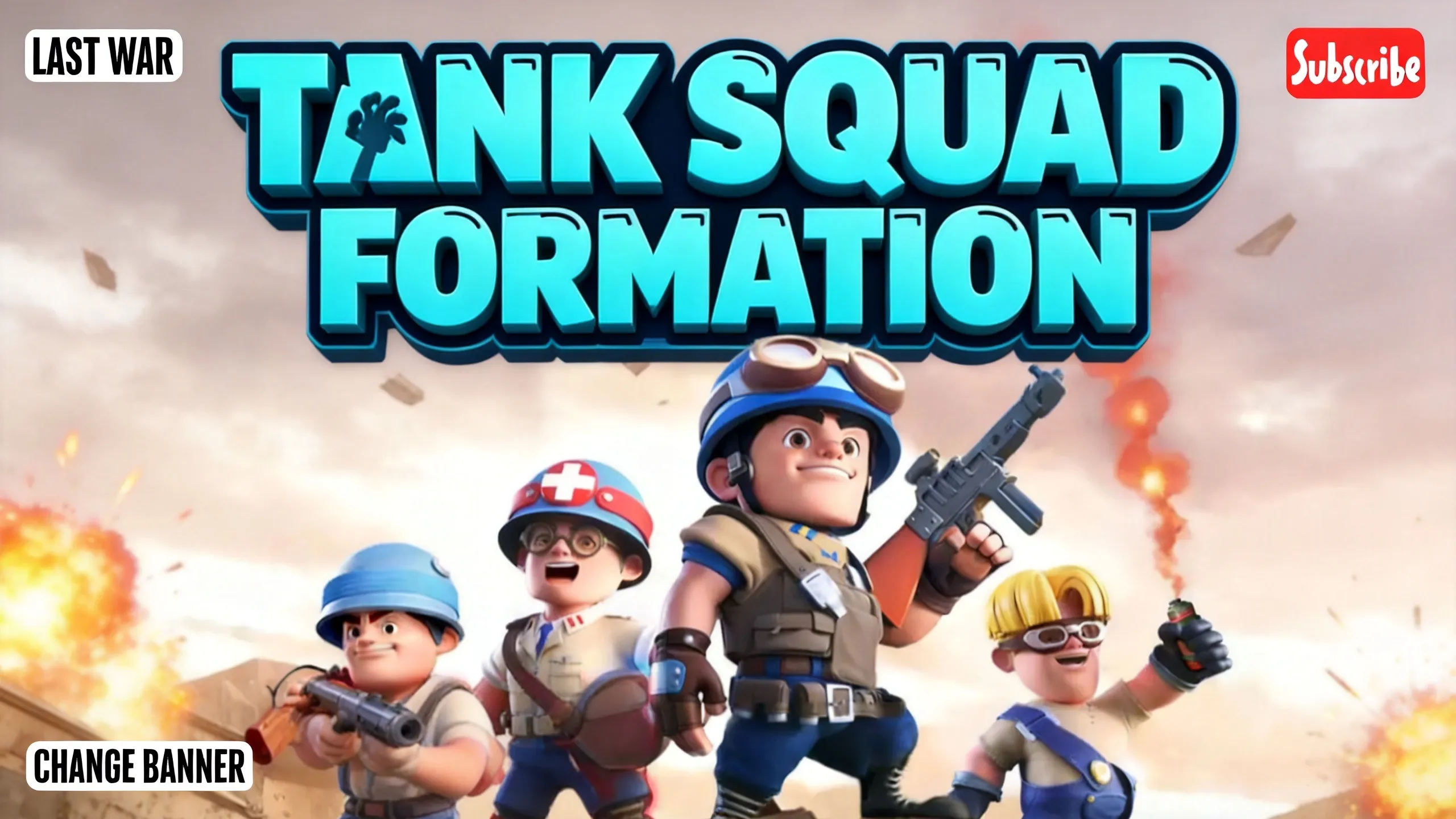 Last War Survival Tank squad formation with Kimberly and Murphy