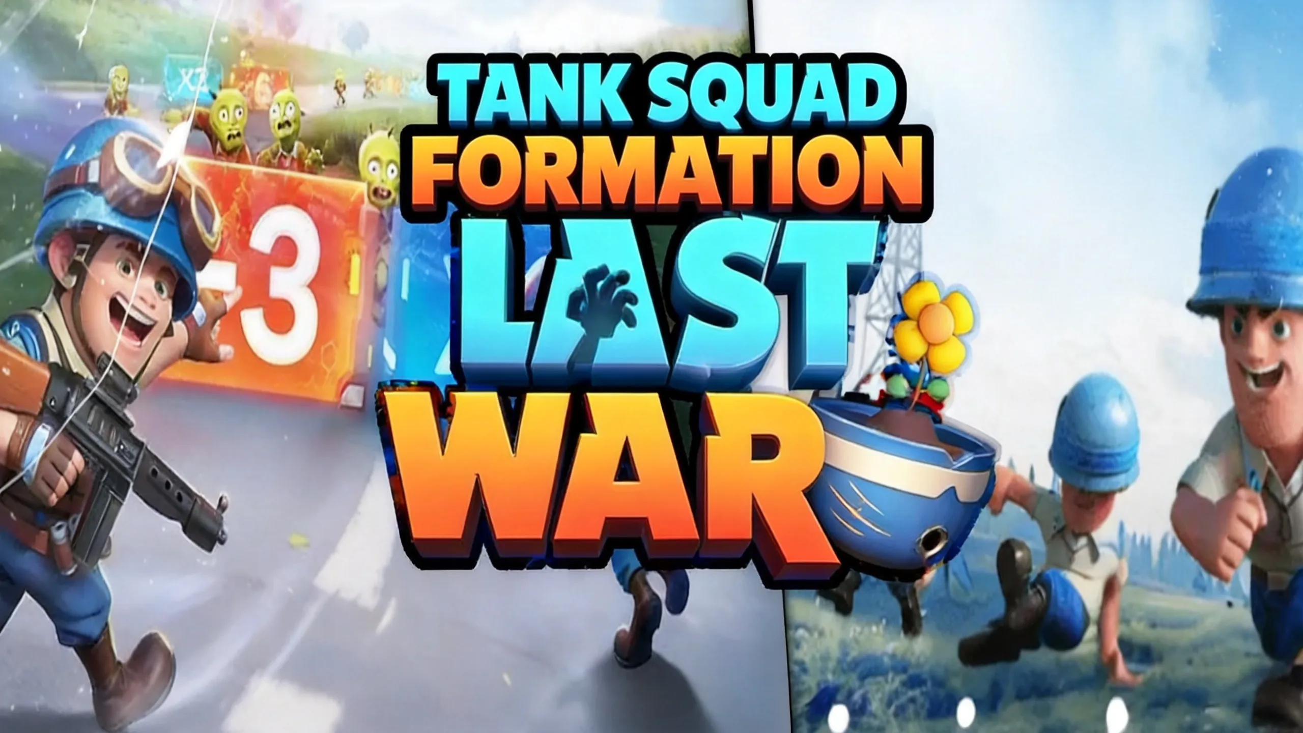 Kimberly and Marshall tank squad formation in Last War battle