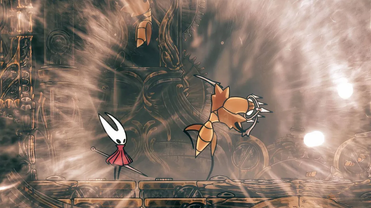 Hollow Knight: Silksong boss battle scene