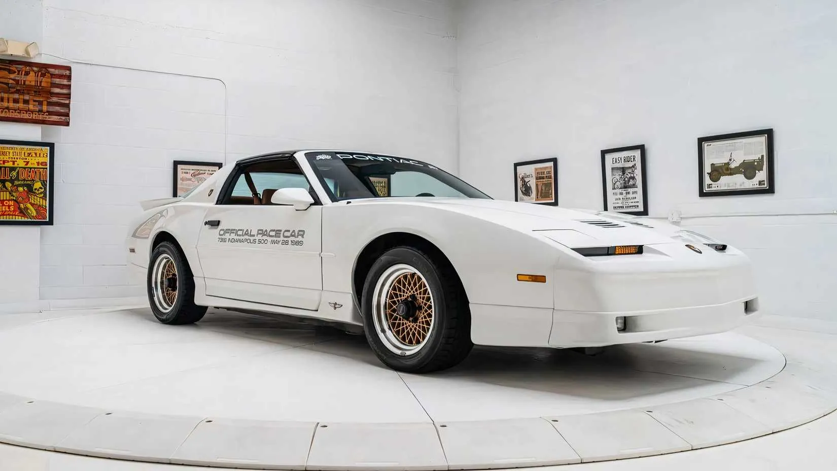 3/4 view of a Pontiac Trans Am 20th Anniversary