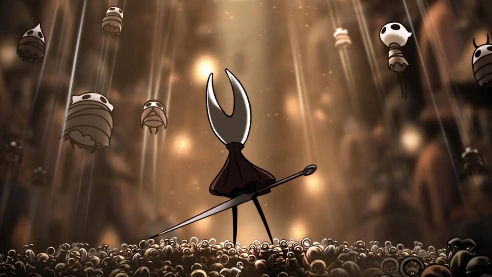 Skilled Hornet facing a formidable boss in Hollow Knight: Silksong