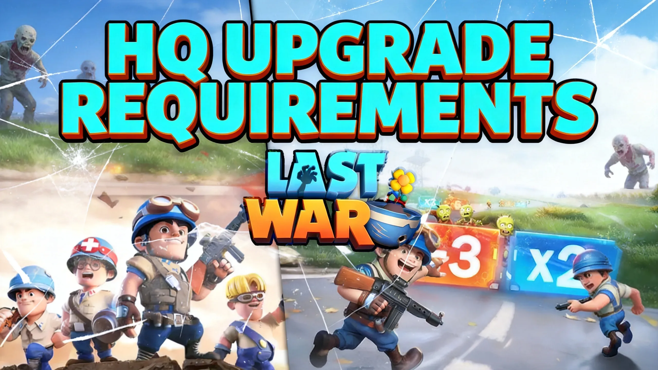 Last War HQ upgrade requirement table