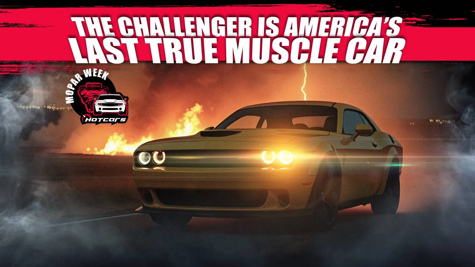 The Challenger is America’s last true muscle car, a menacing shape that dominated boulevards and drag strips alike