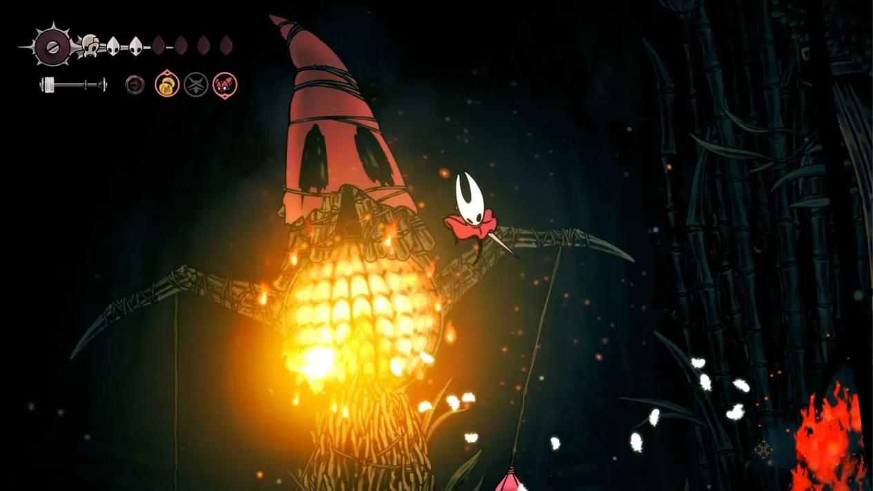 The second phase where the core launches fire in all directions