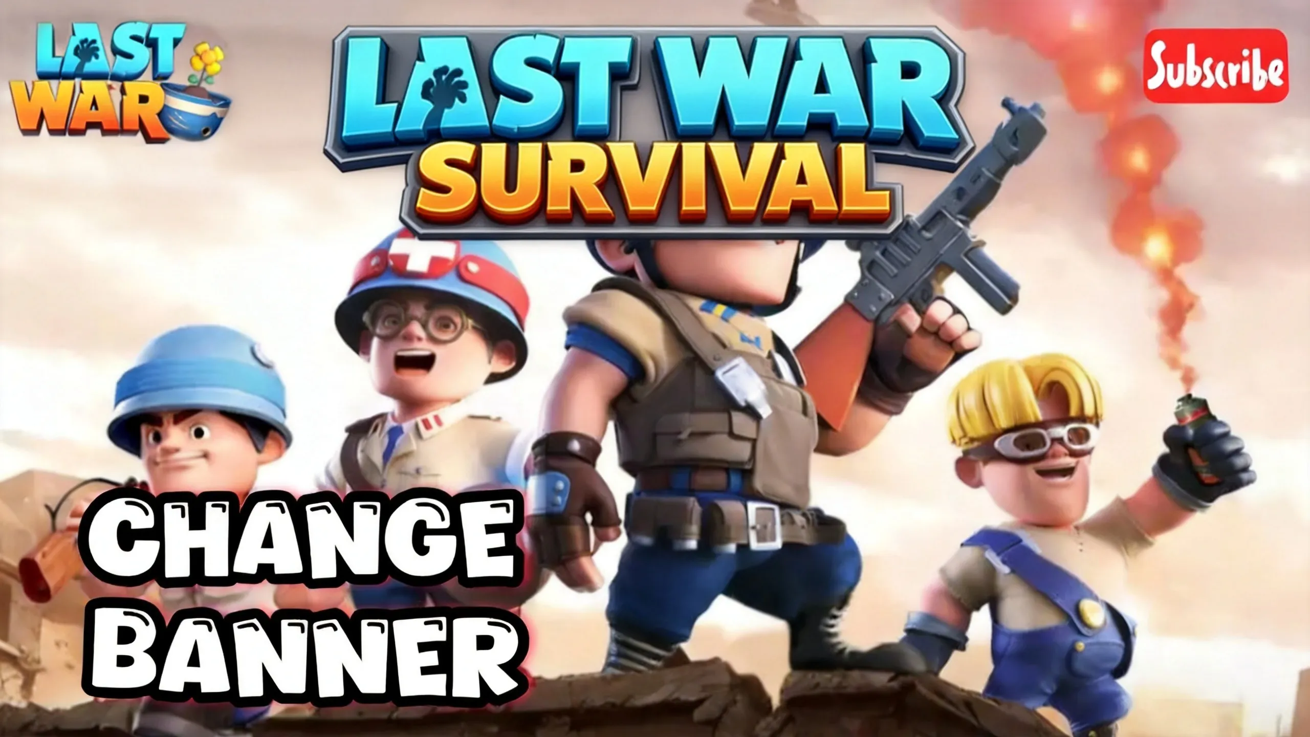 Last War Survival base with Gold Brick icon and hero Kimberly