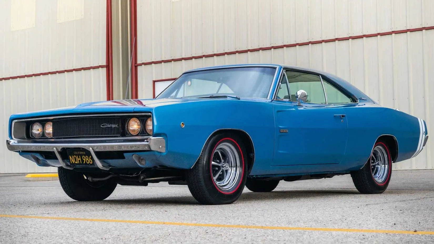 1968 Dodge Charget R/T Front 3/4 Parked